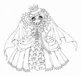 Coloring Queen Hearts Deviantart Sureya Pages Chibi Para Anime Dibujos Adult Yampuff Colorear Books Lineart Serenity Heart Printable Kitty Colouring sketch template