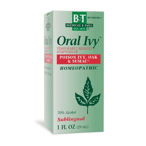 Natures Way Boericke And Tafel Oral Ivy Liquid Homeopathic Treatment