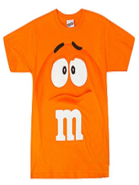 mms mm mms candy silly character face  shirt xx large orange