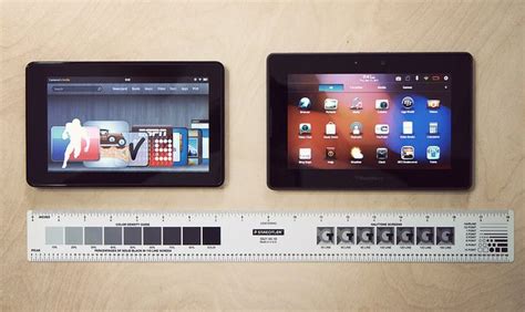 Kindle Left Playbook Right Bezel On The Playbook Is About 3 8 Larger