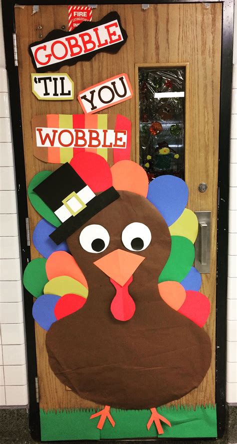 turkey classroom door  thanksgiving thanksgiving classroom door