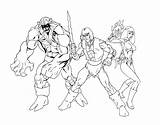 Thundarr Barbarian Coloring Pages sketch template