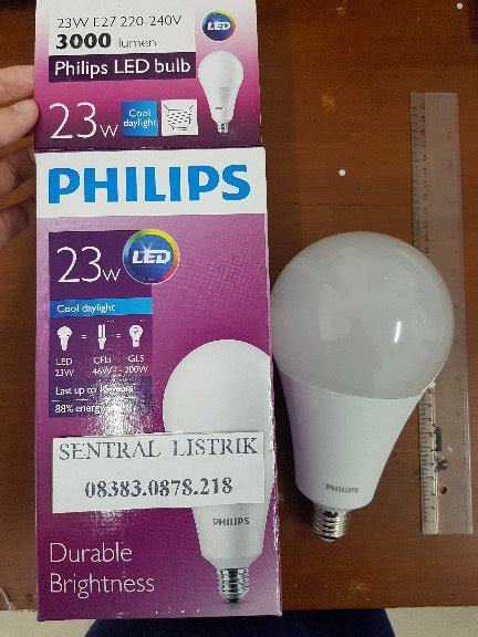 Jual Lampu Led Bulb 23w 23 Watt 23 W Putih Philips Garansi 2th Ledbulb