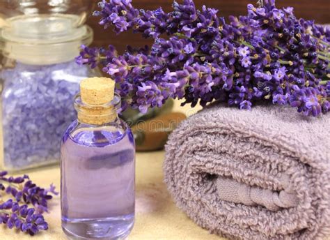 lavender spa stock photo image  healthy aromatherapy