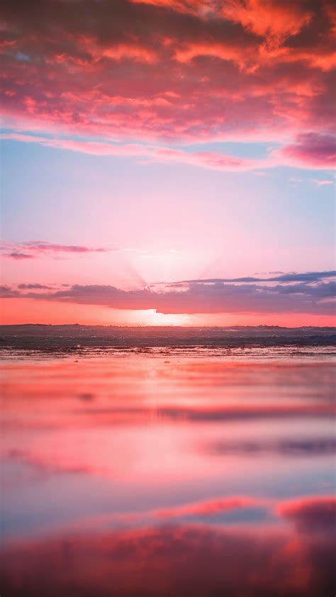 pink sunset iphone wallpaper phone wallpaper in 2019 sunset wallpaper sunset iphone