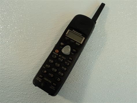 panasonic cordless telephone handset 900mhz black kx tc1723b
