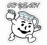 Kool Aid Man Drawing Clipart Oh Yeah Cliparts Crazy Clip Coloring Library Pages Getdrawings sketch template