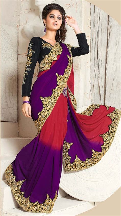 Pakistani And Indian Designers Party Wear Sarees Collection