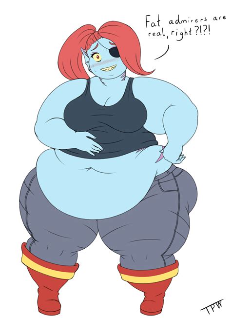 undyne by thepervertwithin body inflation know your meme