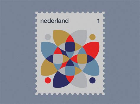 dutch post stamps series    rick jordens  dribbble