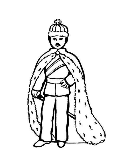 king coloring pages printable