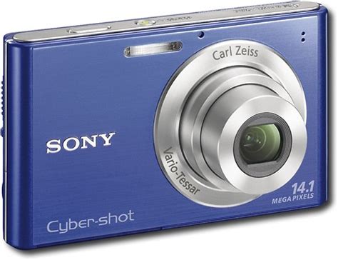 buy sony cyber shot  megapixel digital camera blue  blue