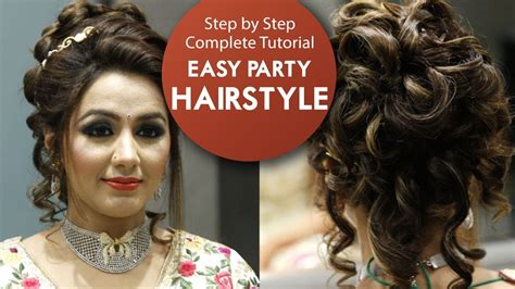 easy party hairstyle tutorial step  step bridal hair tutorial video
