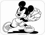 Mickey Basketball Coloring Mouse Pages Playing Disneyclips Disney Funstuff sketch template