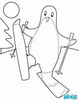 Coloring Pages Penguins Pittsburgh Ski Jet Getdrawings Penguin Skiing Drawing Sheets Kids Getcolorings Personal Hellokids sketch template
