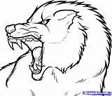Wolf Drawing Draw Angry Easy Step Face Growling Realistic Drawings Coloring Pages Outline Cliparts Printable Wolves Head Arctic Clipartbest Simple sketch template