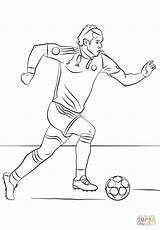 Coloring Soccer Pages Bale Gareth Football Player Footballeur Printable Dessin Para Colorear Print Color Mbappe Kids Adulte Recherche Résultat Pour sketch template