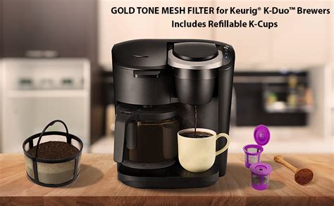 Reusable Mesh Coffee Filter For Keurig K Duo Essentials