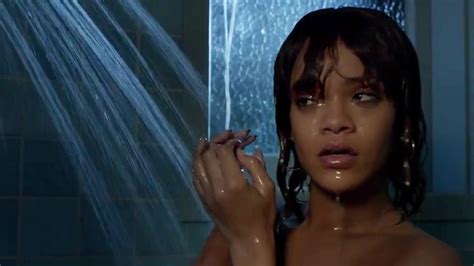 rihanna recreates psycho shower scene with surprise twist for bates