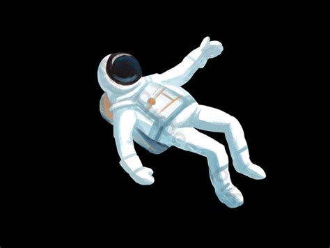 cartoon weightless astronaut psd png images psd   pikbest