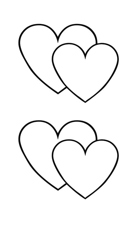 printable heart templates  usage examples