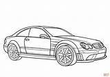 Mercedes Coloring Pages Clk Class Drawing Benz Mclaren Color Main Skip sketch template