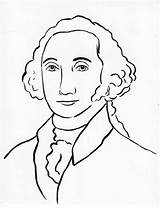 George Washington Drawing Coloring Face Template Pic Sketch Drawings Paintingvalley Pages sketch template