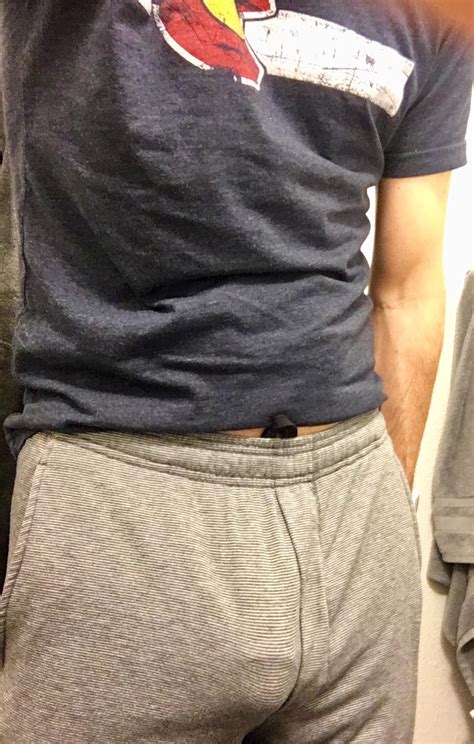 Grey Sweatpants Bulge U Nemxabad