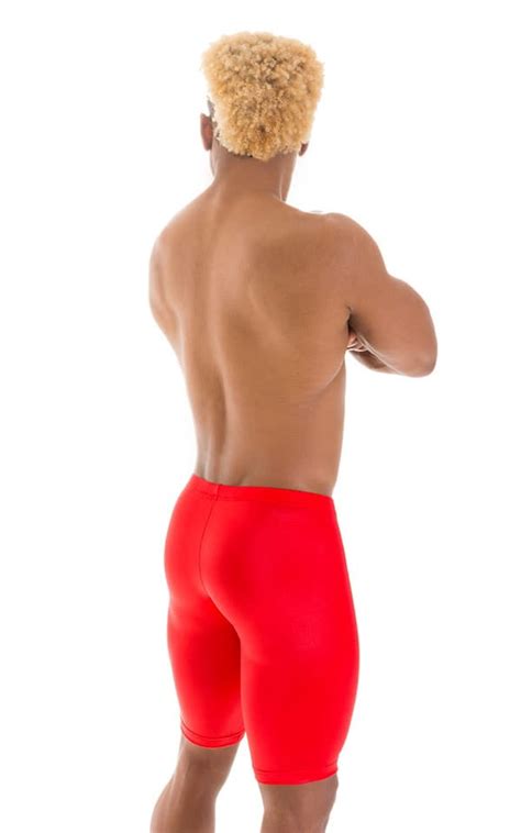mens running biking swimming gym compression lycra shorts