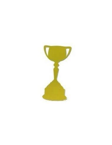 cutout trophy cup gold mm