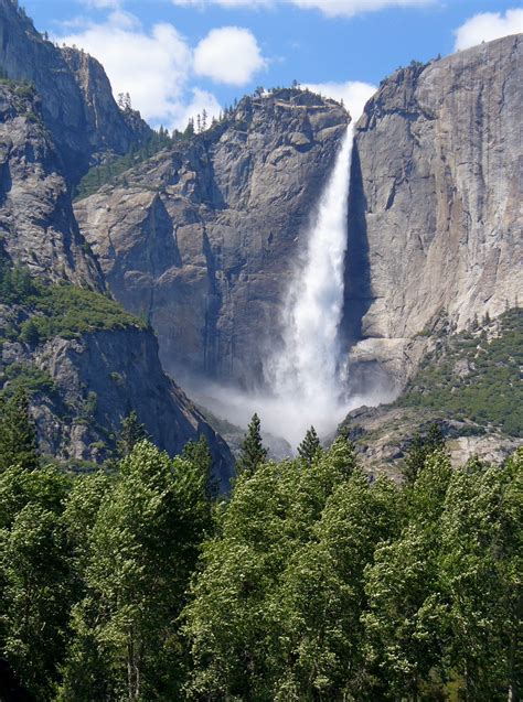 images tree waterfall wilderness valley mountain range