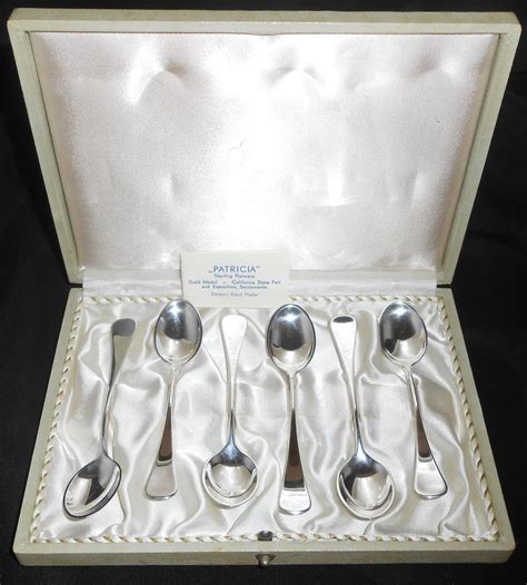 danish sterling demitasse spoons patricia by wands