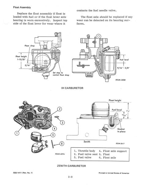 farmall  carburetor parts diagram