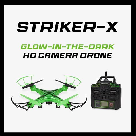 hobbytron striker  glow   dark hd camera drone