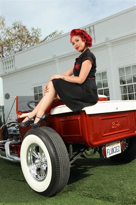 Hot Rod Pinup Erica Vaughn As Pinup Of The Month