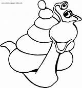 Coloring Pages Snail Color Animal Silly Sheets Snails Printable Found sketch template