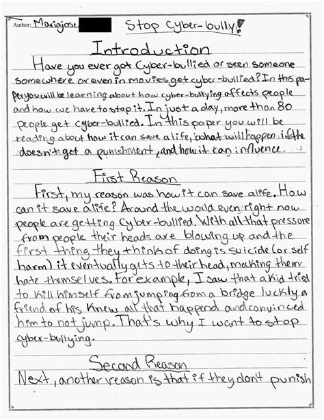 bullying essays  students  bullying awareness writing prompts