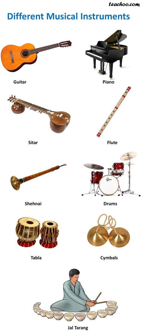 types  musical instruments   sounds teachoo
