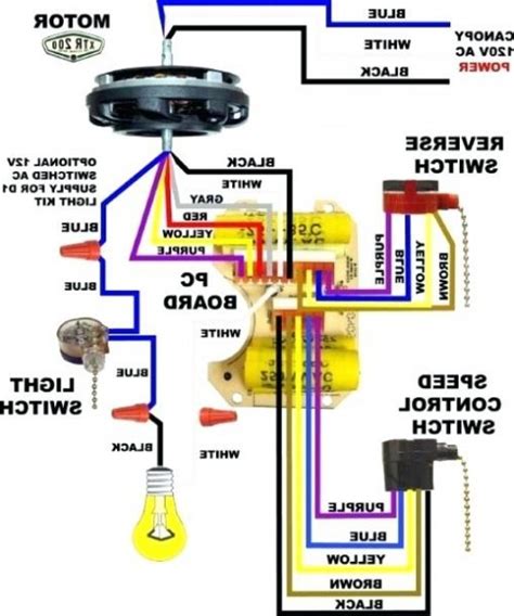 hunter fan  remote wiring diagram