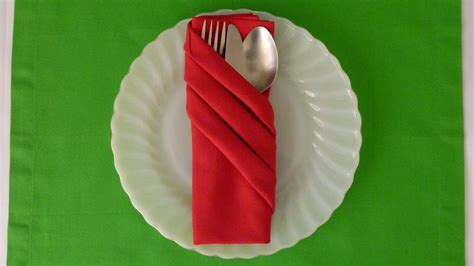 napkin folding fancy pouch youtube