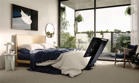 under bed tv lift motorized pop up tv beneath your bed auton