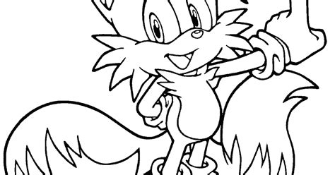 tails sonic coloring pages printable theultrac