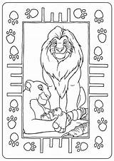 Lion King Coloring Family Pages Disney Coloringoo sketch template
