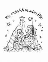 Nativity Coloring Pages Printable Kids Sheets Bestcoloringpagesforkids sketch template