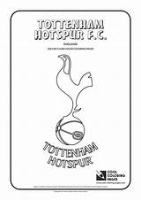 Tottenham Hotspur Football Kleurplaat Manchester Psv Kleurplaten Voetbal Spurs League 색칠 공부 Uitprinten Downloaden Cockerel піна походження sketch template