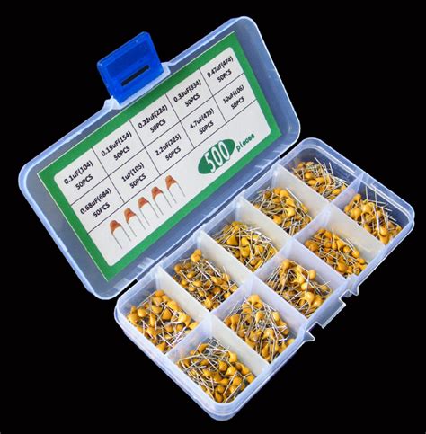 pcs uf uf ceramic capacitors kit crcibernetica