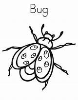 Coloring Bug Pages Printable Ladybug Insect Kids Lightning Template Print Clipart Bugs Color Noodle Twisty Insects Twistynoodle Printables Beetle Books sketch template