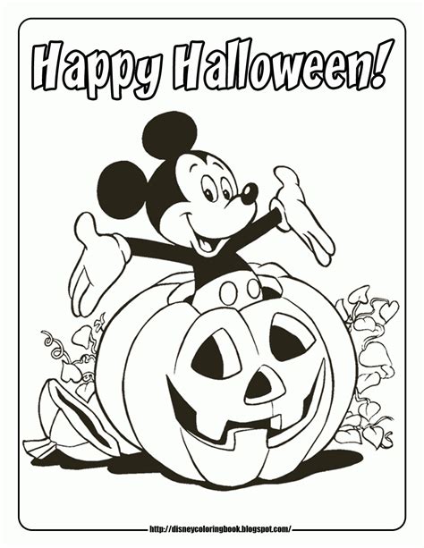 printable halloween disney coloring pages  kids coloring home