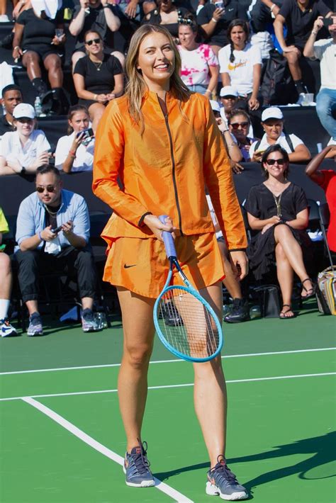 Maria Sharapova Nike Queens Of The Future Tennis Event