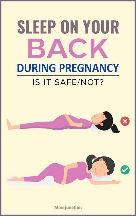 sleeping on back while pregnant safe or unsafe